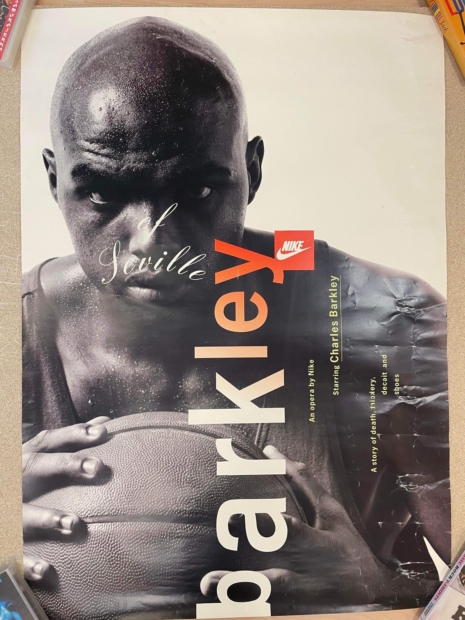 Charles Barkley of Seville Nike Promo Poster - 83.5x118