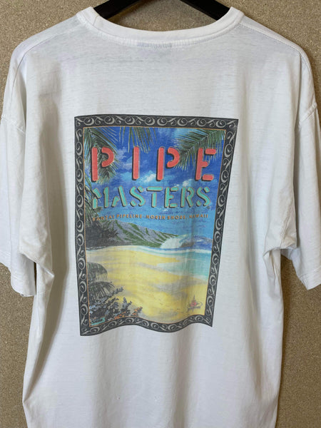 Vintage Pipe Masters Surfing 90s Promo Tee - XL