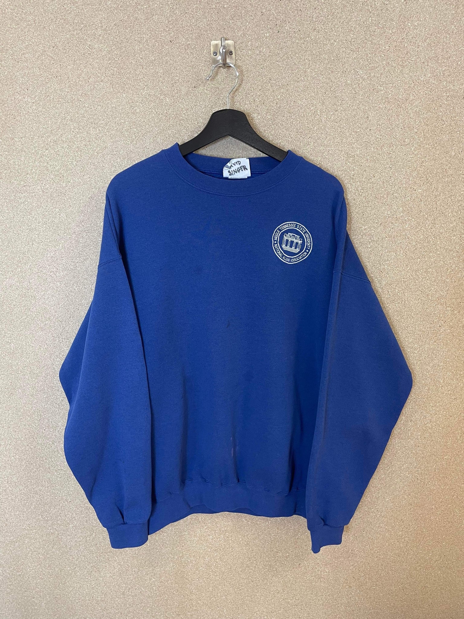 Vintage Middle Tennessee State University 90s Sweatshirt - XL