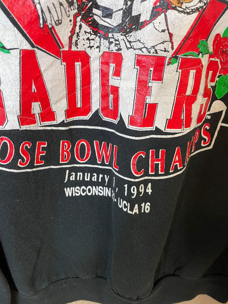 Vintage Wisconsin Badgers Rose Bowl 1994 Sweatshirt - L
