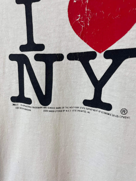 Vintage I Love New York 00s Tourist Tee - S