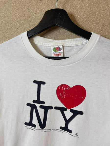 Vintage I Love New York 00s Tourist Tee - S