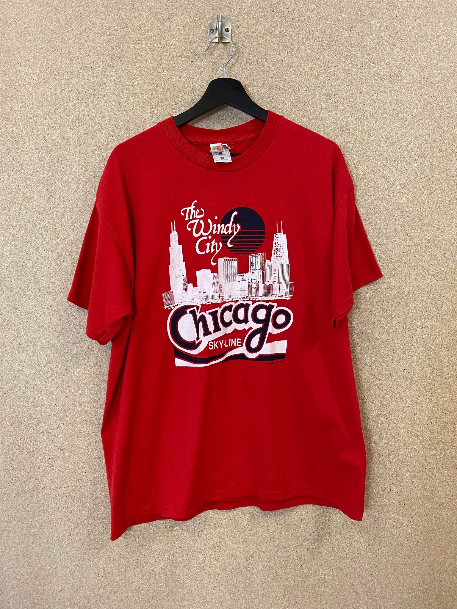 Vintage Chicago Skyline 1990 Tee - XL