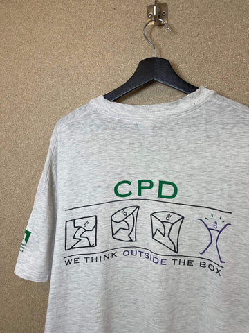 Vintage CPD We Think Outside The Box 90s Tee - XL