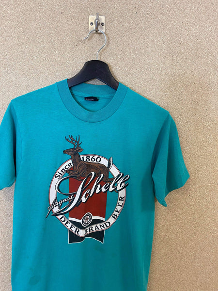 Vintage August Shells Brewery 90s Tee - S
