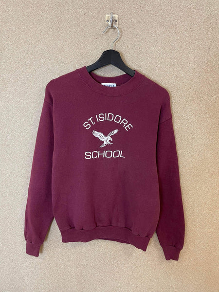 Vintage St. Isidore School 00s Sweatshirt - S