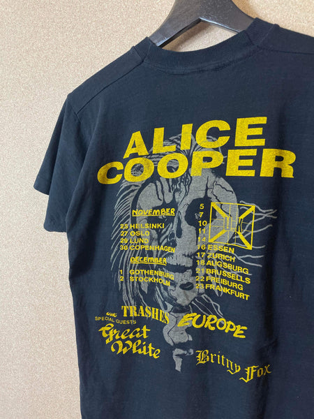 Vintage Alice Cooper Trashes Tour 1989 Tee - S