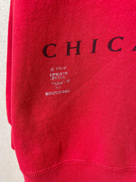 Vintage NBA Chicago Bulls Big Bull Print 90s Sweatshirt - XL